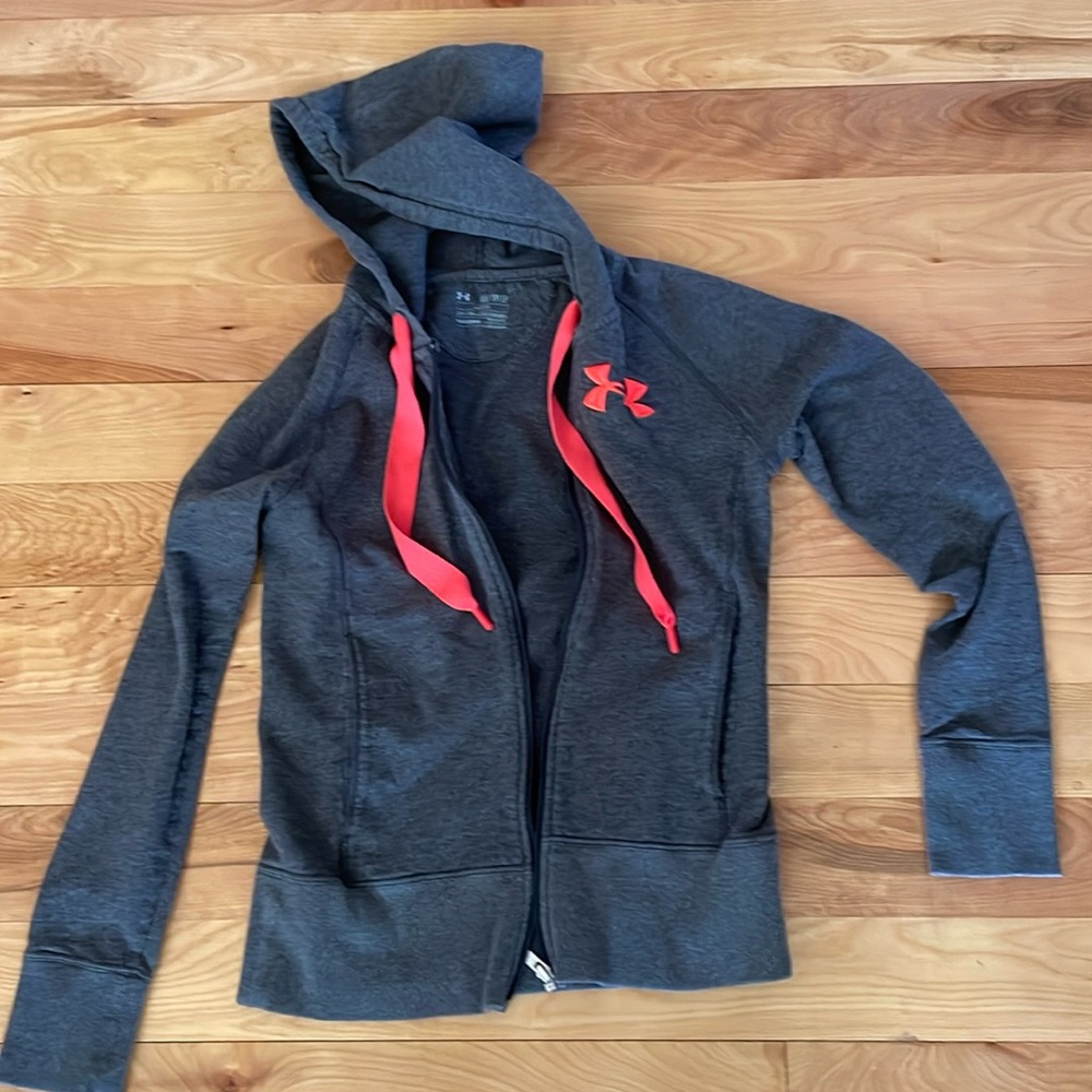 Under Armour zip light weight hooded jacket